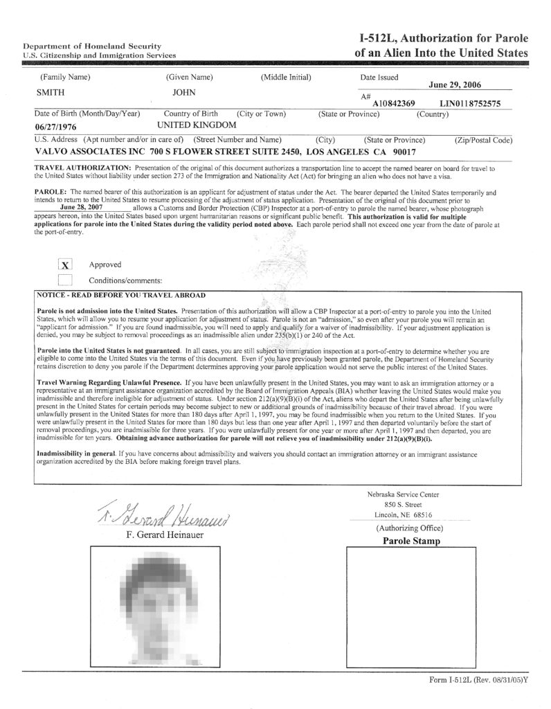 Important Visa Concepts and Helpful Aids Valvo & Associates